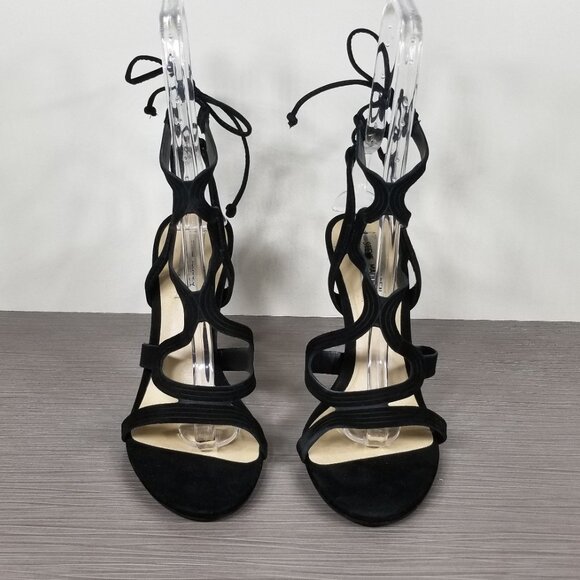 Steve Madden 'Ava' Sandal, Black Suede, Womens Size 10 M - Picture 2 of 12